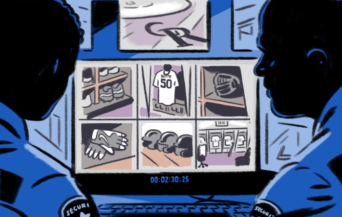 The Rockies pored over security footage looking for clues.